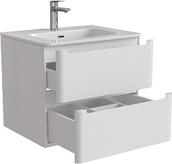 Iddis Тумба с раковиной Edifice 60 подвесная белая – фотография-4